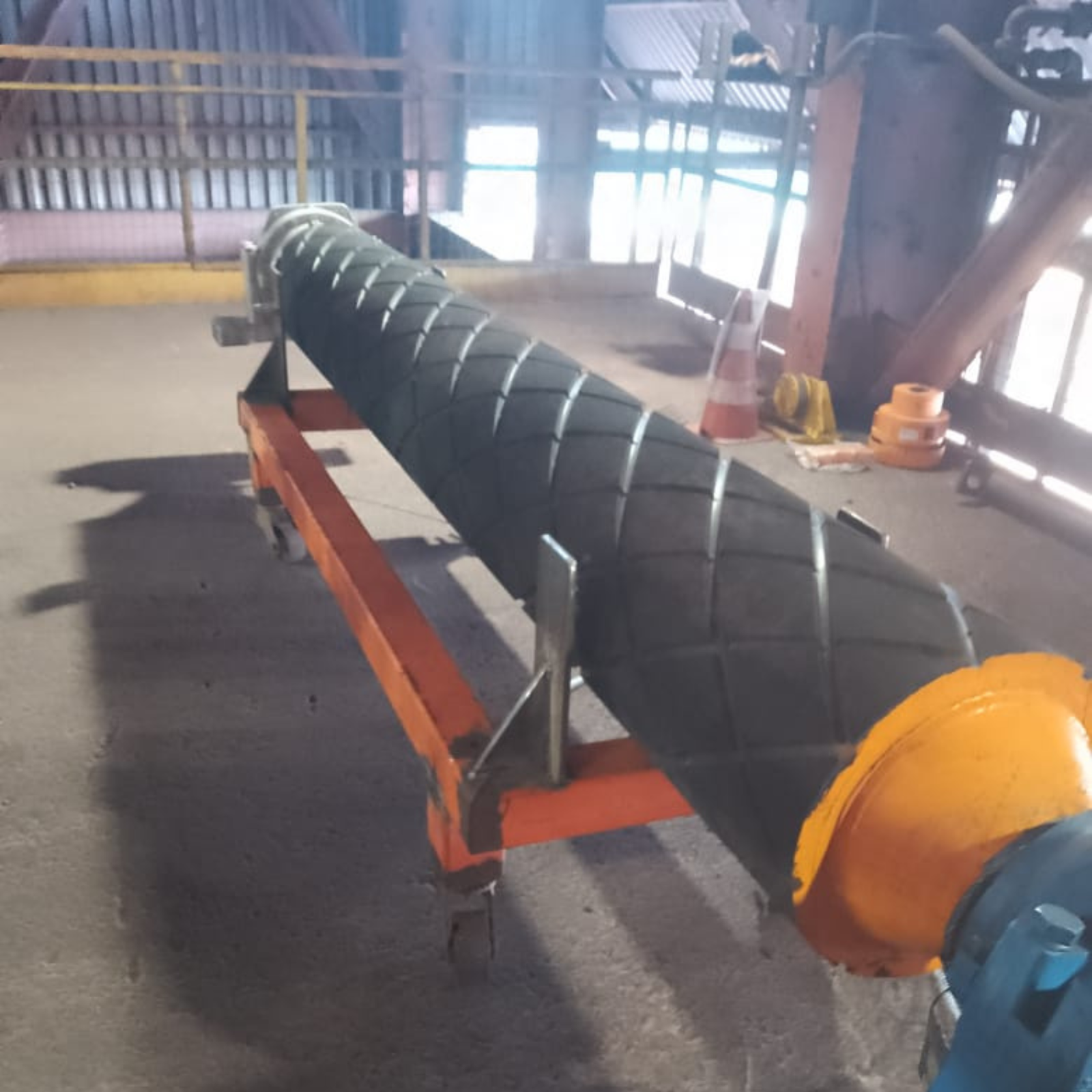 Montagem e ajuste de conjunto de polias