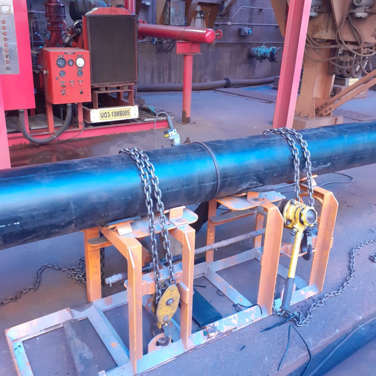 Fabricação e montagem de tubulações em PEAD